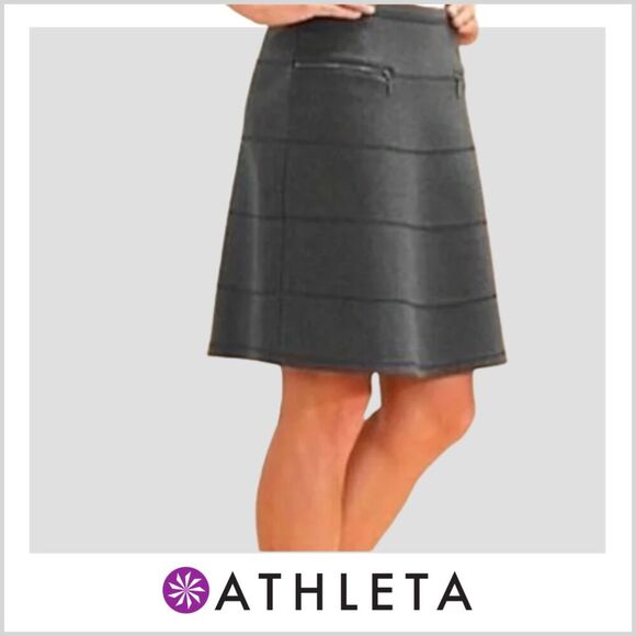 Athleta Dresses & Skirts - Women's Athleta Strata Ponte Knit Skirt | Gray | Sz: M